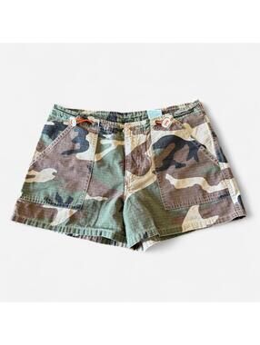 Vintage Y2K Mudd Camo Cargo Style Shorts, Size 1